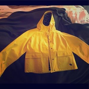Abercrombie rain coat